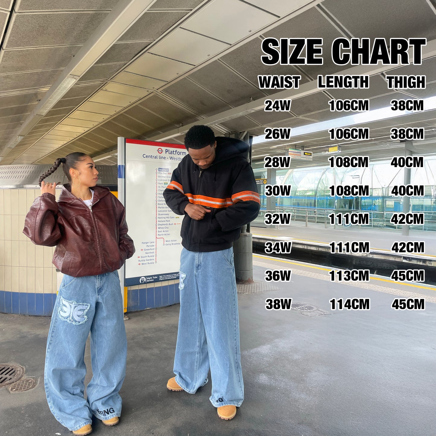 ANOTHER DAY ULTRA BAGGY JEANS V2