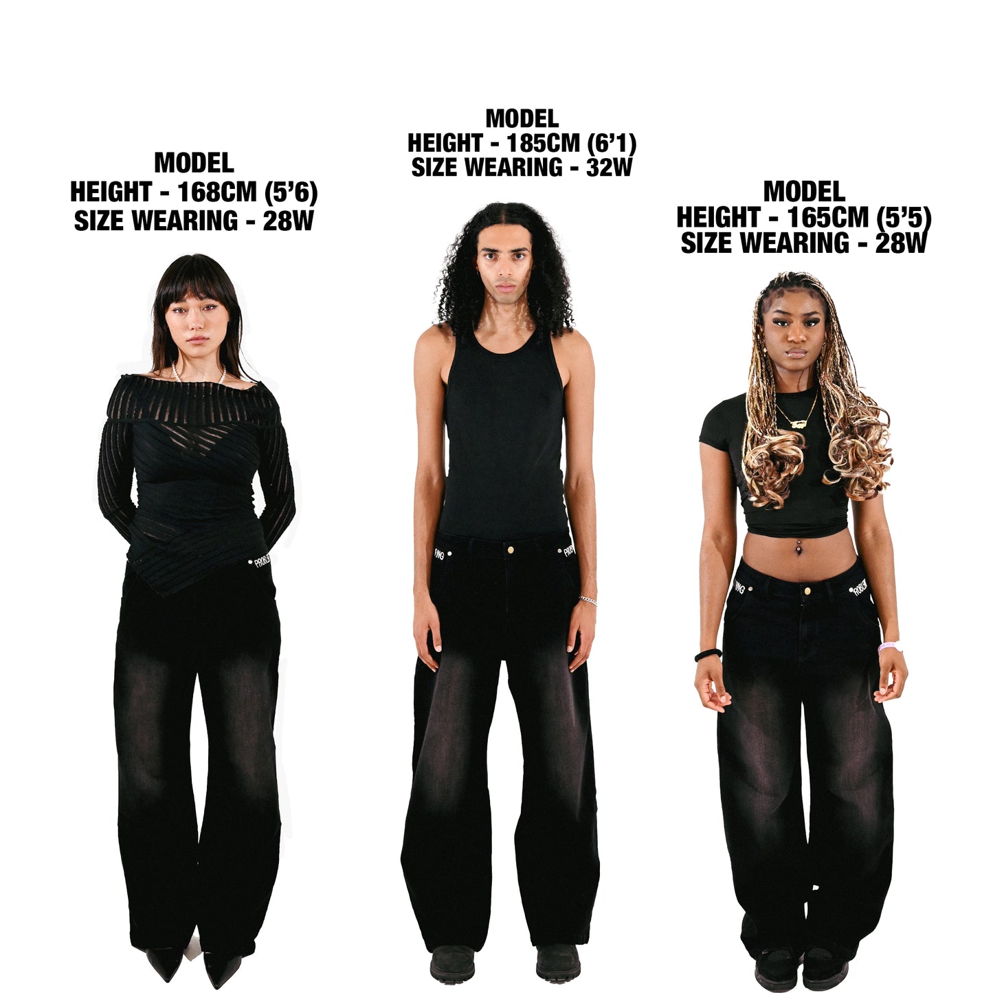 Mind Your Business - Black Denim Jeans